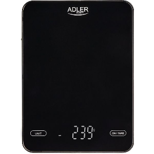 ADLER ΖΥΓΑΡΙΑ ΚΟΥΖΙΝΑΣ AD 3177 10KG ΜΑΥΡΗ