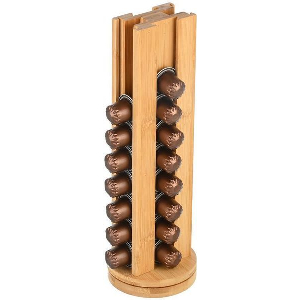 ESTIA ΒΑΣΗ ΓΙΑ ΚΑΨΟΥΛΕΣ ESPRESSO BAMBOO ESSENTIALS 36 ΘΕΣΕΩΝ ΠΕΡΙΣΤΡΕΦΟΜΕΝΗ 01-19877