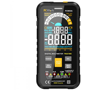 ΠΟΛΥΜΕΤΡΟ ΨΗΦΙΑΚΟ PCWORK PCW03A PROFESSIONAL DIGITAL MULTIMETER 9999 COUNTS