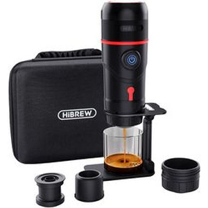 HIBREW ΦΟΡΗΤΗ ΚΑΦΕΤΙΕΡΑ ΓΙΑ ΚΑΨΟΥΛΕΣ H4 PREMIUM 3ΣΕ1 ΜΕ ΘΗΚΗ 15BAR (ΜΑΥΡΟ)
