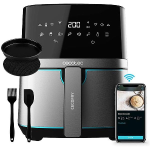 AIR FRYER 1700W CECOTEC CECOFRY FULL INOX 5500 CONNECTED PACK CEC-03320 5.7LT