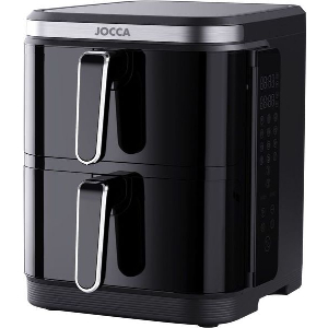 JOCCA 11L DOUBLE AIR FRYER BLACK J-2454