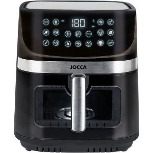 JOCCA DIGITAL FRYER 9L DOBLE RESISTANCE AND VENTANA 2200W BLACK J-2352