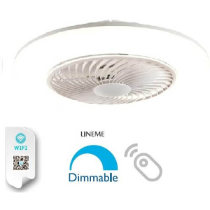 ΑΝΕΜΙΣΤΗΡΑΣ ΜΠΛΑΦΟΝΙΕΡΑ 12'' LED 35W CIERZONUOVO ΜΕ ΤΗΛΕΧΕΙΡΙΣΤΗΡΙΟ ΛΕΥΚΟ 02-00178