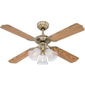 ΑΝΕΜΙΣΤΗΡΑΣ ΟΡΟΦΗΣ WESTINGHOUSE 42''/105CM PRINCESS TRIO ANCIENT BRASS