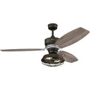 ΑΝΕΜΙΣΤΗΡΑΣ ΟΡΟΦΗΣ WESTINGHOUSE WELFORD LED WEATHERED BRONZE INDOOR 137 CM