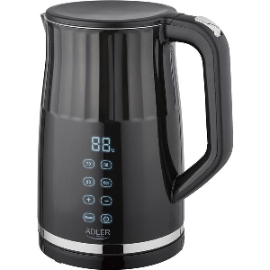 ADLER LED ELECTRIC KETTLE WITH TEMPERATURE CONTROL 1.7L BLACK AD1350