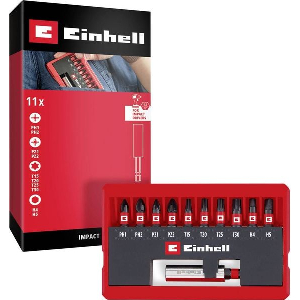ΣΕΤ ΕΞΑΡΤΗΜΑΤΩΝ EINHELL 10 ΜΥΤΕΣ IMPACT 25MM + ΑΝΤΑΠΤΟΡΑΣ 49118673