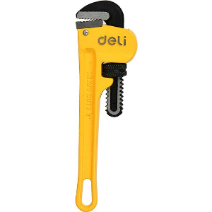DELI PIPE WRENCH 200MM YELLOW EDL2508C