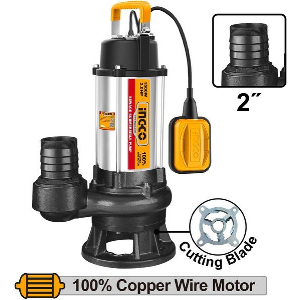 ΥΠΟΒΡΥΧΙΑ ΑΝΤΛΙΑ INOX ΜΕ ΚΟΠΤΗΡΑ ΛΥΜΑΤΩΝ 1500W INGCO SPDB150068