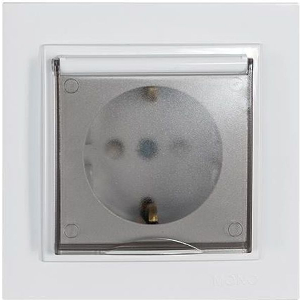 EUROLAMP ΠΡΙΖΑ ΣΟΥΚΟ ΚΑΠΑΚΙ 16A ΜΕ ΠΑΙΔΙΚΗ ΠΡΟΣΤΑΣΙΑ ΛΕΥΚΗ