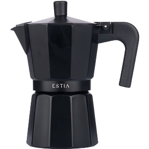 ESTIA ΚΑΦΕΤΙΕΡΑ ΕΣΤΙΑΣ TRIESTE ΑΛΟΥΜΙΝΙΟΥ 300ML ΜΑΥΡΗ 01-51570