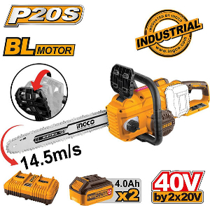 ΑΛΥΣΟΠΡΙΟΝΟ ΜΠΑΤΑΡΙΑΣ 2X20V LI-ION 40CM ΛΑΜΑ INGCO CGSLI401682