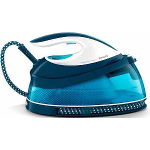 ΣΥΣΤΗΜΑ ΣΙΔΕΡΩΜΑΤΟΣ 2400W PHILIPS GC7840/20 STEAMGLIDE SOLEPLATE ΜΠΛΕ/ΛΕΥΚΟ