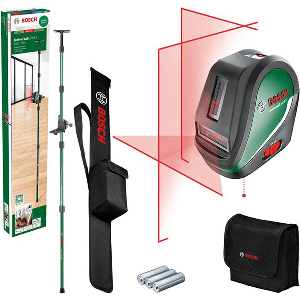 LASER ΣΤΑΥΡΟΥ BOSCH UNIVERSAL LEVEL 3 + ΤΡΙΠΟΔΟ TP320 + ΤΣΑΝΤΑ 0603663903