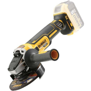 ΓΩΝΙΑΚΟΣ ΤΡΟΧΟΣ ΜΠΑΤΑΡΙΑΣ DEWALT 18V 125MM SOLO BRUSHLESS DEWALT DCG407N