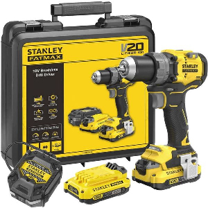 ΔΡΑΠΑΝΟΚΑΤΣΑΒΙΔΟ ΚΡΟΥΣΤΙΚΟ ΜΠΑΤΑΡΙΑΣ STANLEY 18V 2X 2AH BRUSHLESS SFMCD725D2K