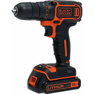 ΔΡΑΠΑΝΟΚΑΤΣΑΒΙΔΟ ΜΠΑΤΑΡΙΑΣ BLACK & DECKER 10MM 18V LI-ION 2X 1.5AH BDCDC18B-QW