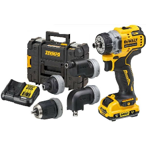 ΔΡΑΠΑΝΟΚΑΤΣΑΒΙΔΟ DEWALT 12V BRUSHLESS 2Χ 3ΑΗ 4Χ ΚΕΦΑΛΕΣ ΒΑΛΙΤΣΑ T-STAK DCD703L2T-QW