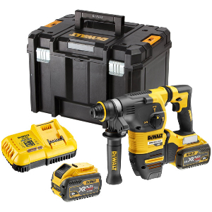 ΠΙΣΤΟΛΕΤΟ ΠΝΕΥΜΑΤΙΚΟ ΜΠΑΤΑΡΙΑΣ DEWALT SDS PLUS 54V FLEX VOLT 2X9AH LI-ION 3.5J 30MM T-STAK DCH333X