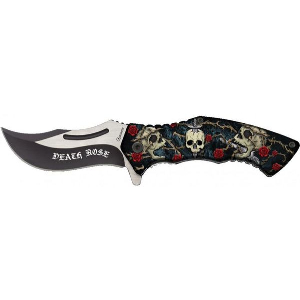 ΣΟΥΓΙΑΣ ALBAINOX 3D SKULLS+ROSES POCKET KNIFE