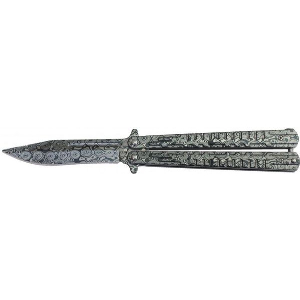 ΣΟΥΓΙΑΣ ALBAINOX DAMASCUS BALISONG KNIFE.BL 10.1