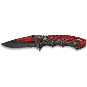 ΣΟΥΓΙΑΣ ALBAINOX SKULL & FLAMES 8.2CM 18230
