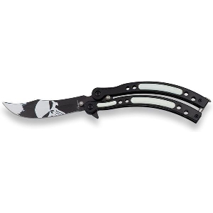 ΣΟΥΓΙΑΣ ALBAINOX SKULLS BALISONG. BLADE 10.20 CM 02196