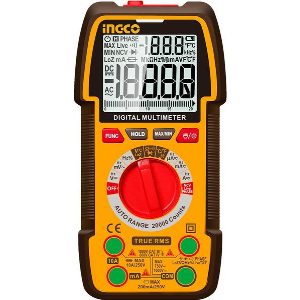 ΨΗΦΙΑΚΟ ΠΟΛΥΜΕΤΡΟ 1000V TRUE RMS ΜΕ ΜΕΤΡΗΣΗ INGCO DM410003