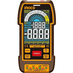 ΨΗΦΙΑΚΟ ΠΟΛΥΜΕΤΡΟ 1000V TRUE RMS AC/DC/ΑΝΤ/ΧΩΡΗΤ/ΣΥΧΝΟΤ/ΘΕΡΜ/NCV INGCO DM110004
