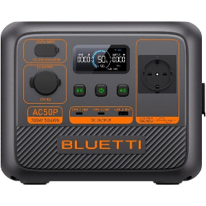 BLUETTI PREMIUM AC50P PORTABLE POWER STATION, 700W AC OUTLET 504WH