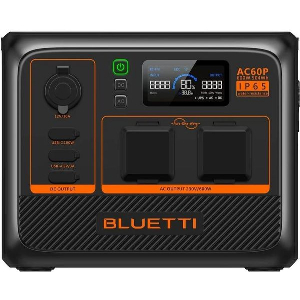 BLUETTI PREMIUM AC60P PORTABLE POWER STATION EXPANDABLE IP65, 600W AC OUTLET 504WH