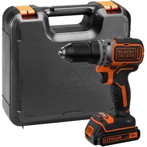 ΔΡΑΠΑΝΟΚΑΤΣΑΒΙΔΟ ΜΠΑΤΑΡΙΑΣ BLACK & DECKER 13MM 2 ΤΑΧ 18V LI-ION 1.5ΑΗ BRUSHLESS ΚΑΣΕΤΙΝΑ BL186K