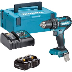 ΚΡΟΥΣΤΙΚΟ ΔΡΑΠΑΝΟΚΑΤΣΑΒΙΔΟ MAKITA 18V BRUSHLESS 2X 5AH LI-ION ΒΑΛΙΤΣΑΚΙ DHP485RTJ