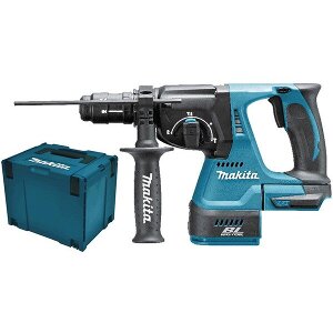 ΠΙΣΤΟΛΕΤΟ ΠΕΡΙΣΤΡΟΦΙΚΟ ΜΠΑΤΑΡΙΑΣ MAKITA SDS-PLUS 24MM 18V SOLO ΒΑΛΙΤΣΑ DHR243ZJ