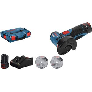 ΓΩΝΙΑΚΟΣ ΤΡΟΧΟΣ ΜΠΑΤΑΡΙΑΣ BOSCH PRO GWS 12V-76 2X 3AH LI-ION 06019F200B