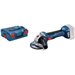 ΓΩΝΙΑΚΟΣ ΤΡΟΧΟΣ ΜΠΑΤΑΡΙΑΣ BOSCH PRO GWS 18V-7 125MM SOLO L-BOXX 06019H9002