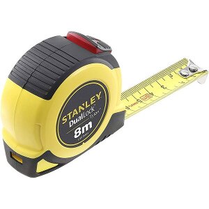 ΜΕΤΡΟΤΑΙΝΙΑ STANLEY DUAL LOCK TYLON 8M 25MM STHT36803-0