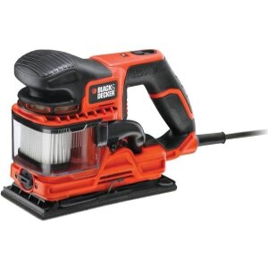 ΠΑΛΜΙΚΟ ΗΛΕΚΤΡΙΚΟ ΤΡΙΒΕΙΟ BLACK & DECKER DUO SAND 270W 1/3 ΦΥΛΛΟΥ+ΔΟΧΕΙΟ ΣΥΓΚΡΑΤΗΣΗΣ ΣΚΟΝΗΣ KA330