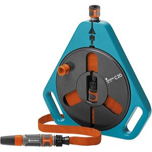 ΚΑΡΟΥΛΙ ΛΑΣΤΙΧΟΥ ΠΟΤΙΣΜΑΤΟΣ GARDENA CLASSIC ROLL-FIX FLAT HOSE 12MM 20M 757-20