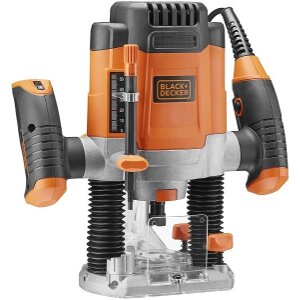 ΡΟΥΤΕΡ ΗΛΕΚΤΡΙΚΟ BLACK & DECKER 1/4 55MM 1200W + 6 ΚΟΠΤΙΚΑ & ΚΑΣΕΤΙΝΑ KW1200EKA