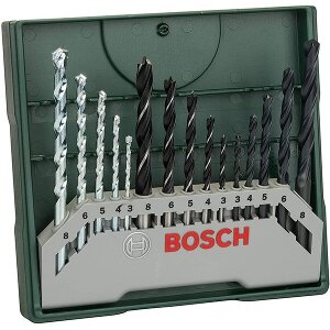 ΣΕΤ 15 ΤΕΜ ΤΡΥΠΑΝΙΩΝ ΜΕΤΑΛΛΟΥ BOSCH 2607019675