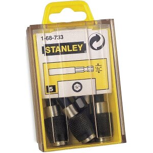 ΣΕΤ 5 ΤΕΜ STANLEY ΜΑΓΝΗΤΙΚΕΣ ΠΡΟΕΚΤΑΣΕΙΣ 1/4' ΚΑΤΣΑΒΙΔΙΟΥ ΓΙΑ ΜΥΤΕΣ 68-733