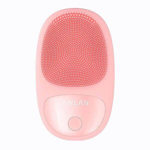 ΒΟΥΡΤΣΑ ΚΑΘΑΡΙΣΜΟΥ ΠΡΟΣΩΠΟΥ ANLAN 01-AJMY21-04A SILICONE SONIC FACE BRUSH PINK