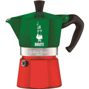 BIALETTI MOKA EXPRESS 3ΦΛ ITALIA TRICOLORE