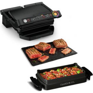 ΤΟΣΤΙΕΡΑ/GRILL 2000W TEFAL OPTIGRILL GC714834 ΜΕ ΑΠΟΣΠΩΜΕΝΕΣ ΠΛΑΚΕΣ