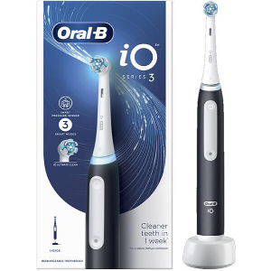 ΗΛΕΚΤΡΙΚΗ ΟΔΟΝΤΟΒΟΥΡΤΣΑ ORAL B IO3 MAGNETIC BLACK HANGER 80775346