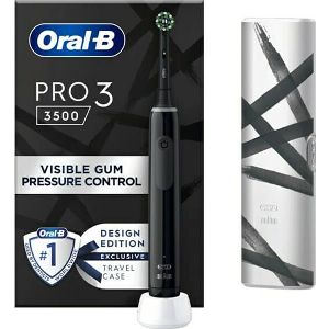 ΗΛΕΚΤΡΙΚΗ ΟΔΟΝΤΟΒΟΥΡΤΣΑ ORAL B PRO 3500 DESIGN EDITION BLACK 80365694