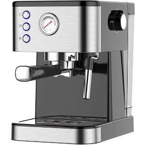 ΚΑΦΕΤΙΕΡΑ ΕΣΠΡΕΣΣΟ 20BAR HOBBY HEM-40446 INOX/ΜΑΥΡΟ