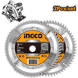 ΔΙΣΚΟΣ ΚΟΠΗΣ ΞΥΛΟΥ 2 ΤΕΜ 185MM INGCO TSB118510